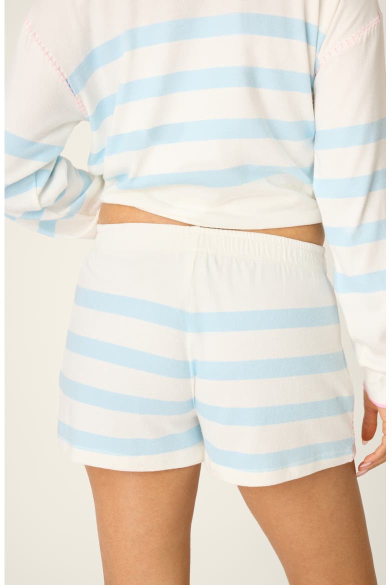 Pupcation Palm Pajama Shorts, Alternate, color, IVORY