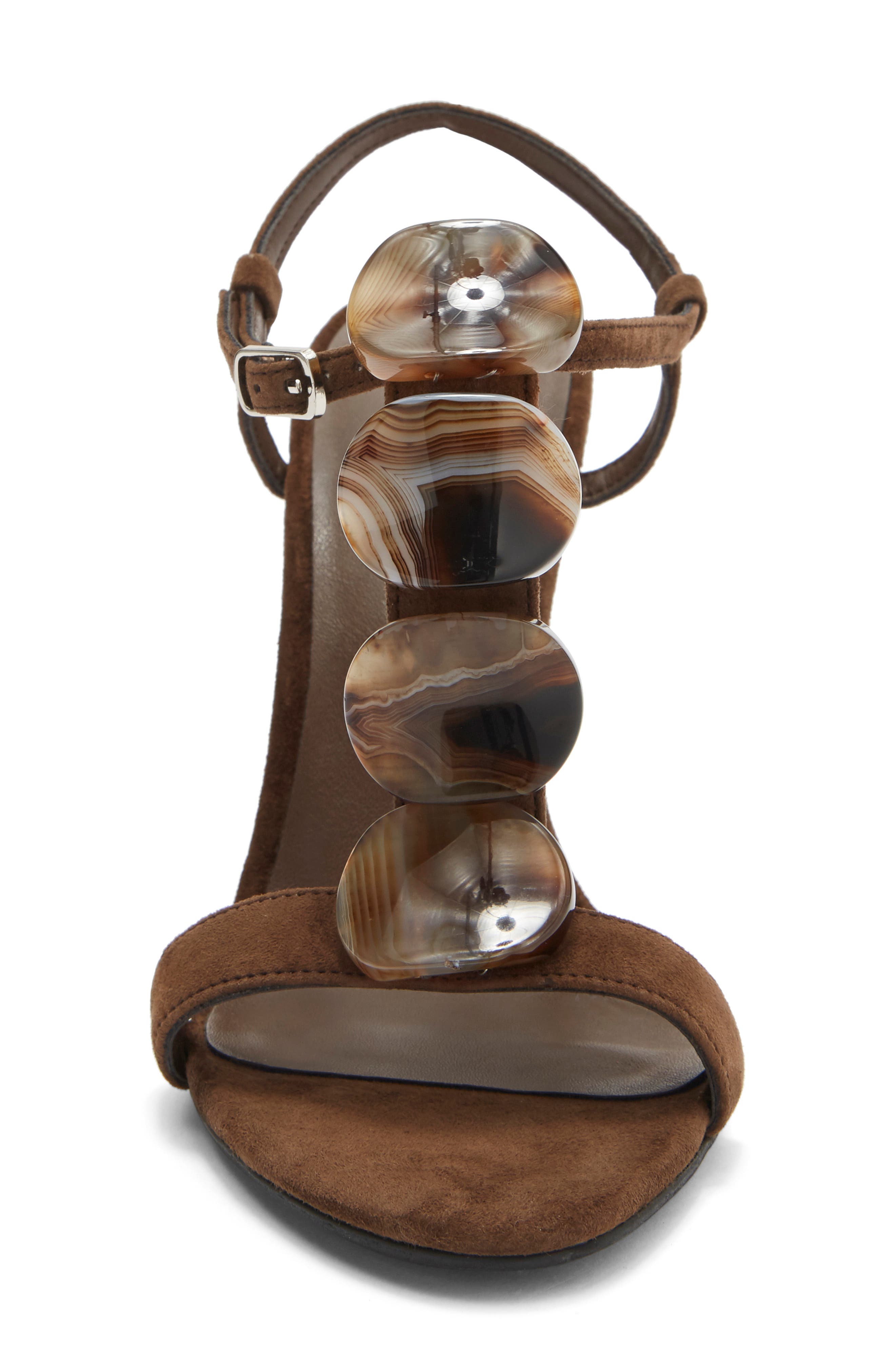 Jeffrey Campbell Palma T-Strap Wedge Sandal, Alternate, color, Brown Combo