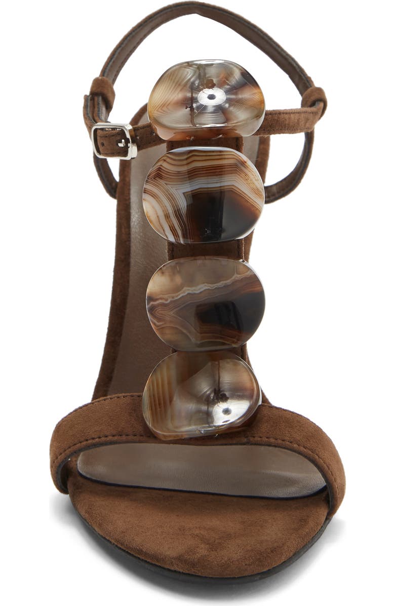 Jeffrey Campbell Palma T-Strap Wedge Sandal, Alternate, color, Brown Combo
