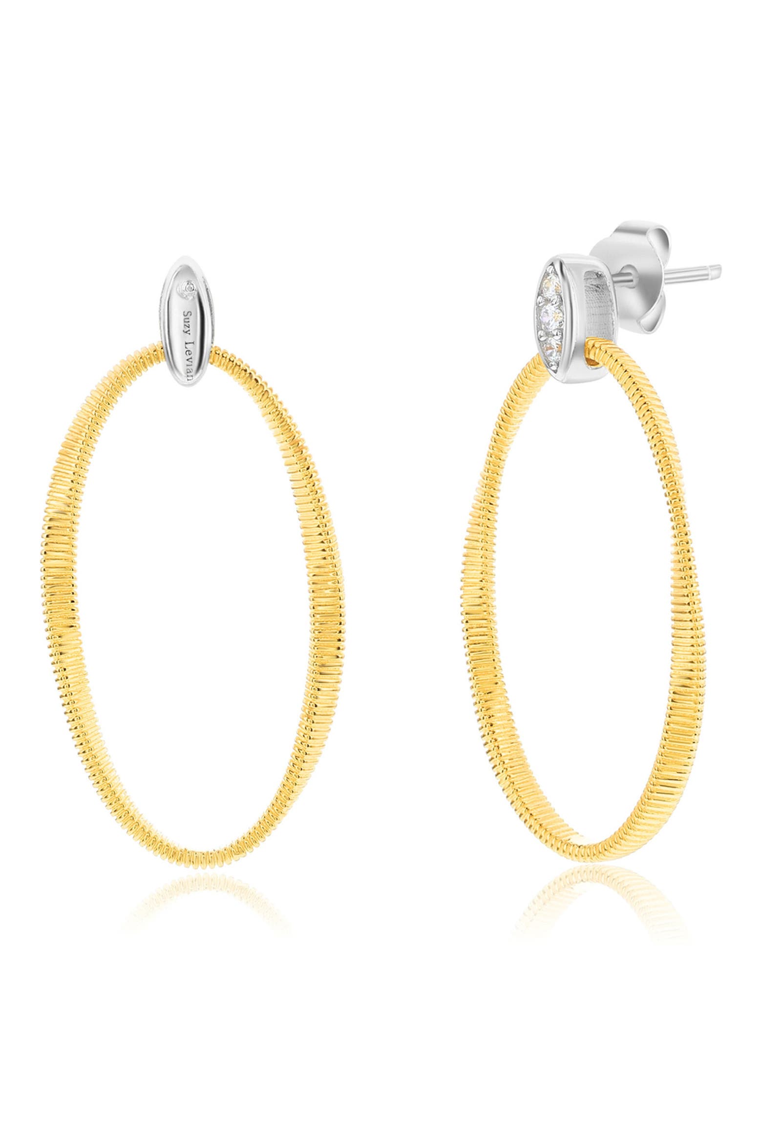Helix Color Codes SUZY LEVIAN Golden Helix Oval Drop Earrings (Women) | Nordstromrack