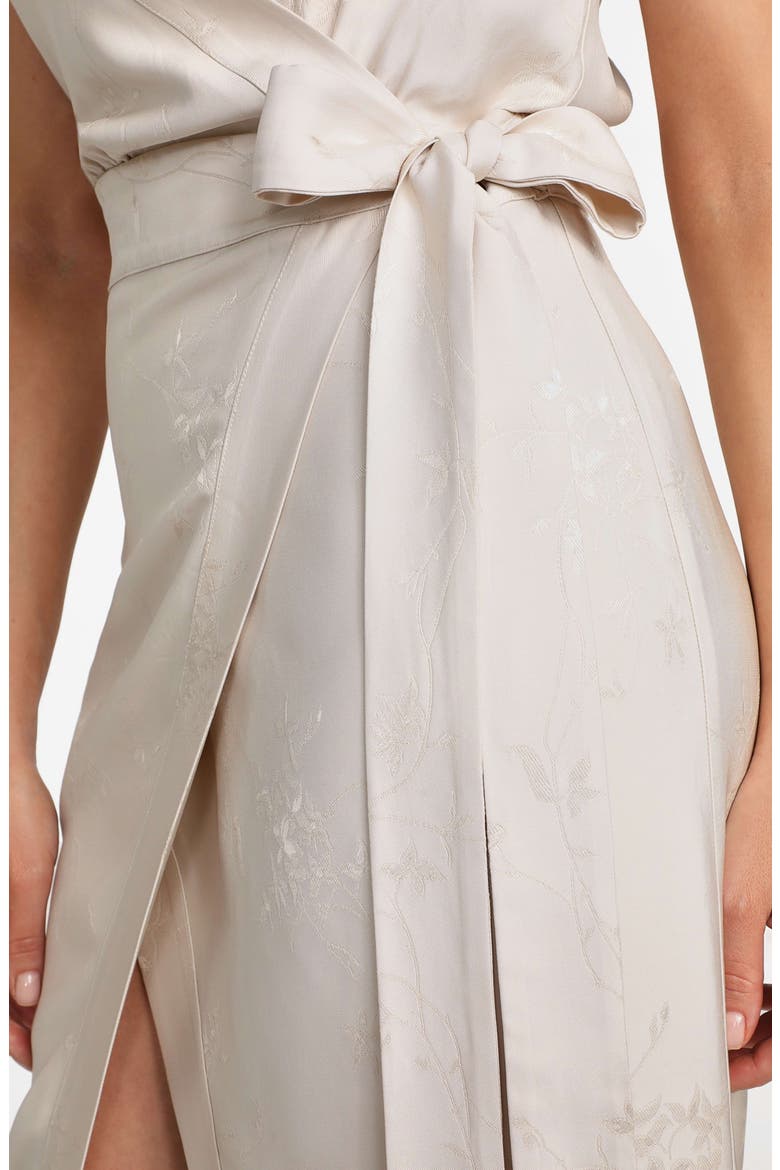 Whitney Jacquard Wrap Dress, Alternate, color, DREAMY MOON MULTI