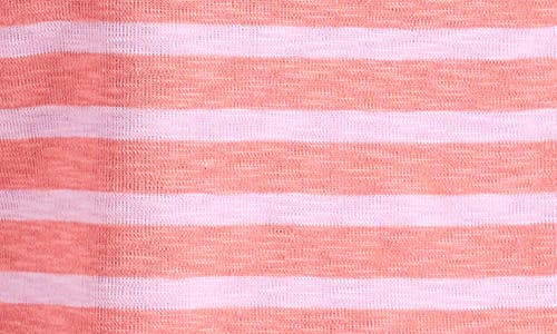 Nzt By Nic+zoe Striped Boat Neck Tank Top In Pink Multi