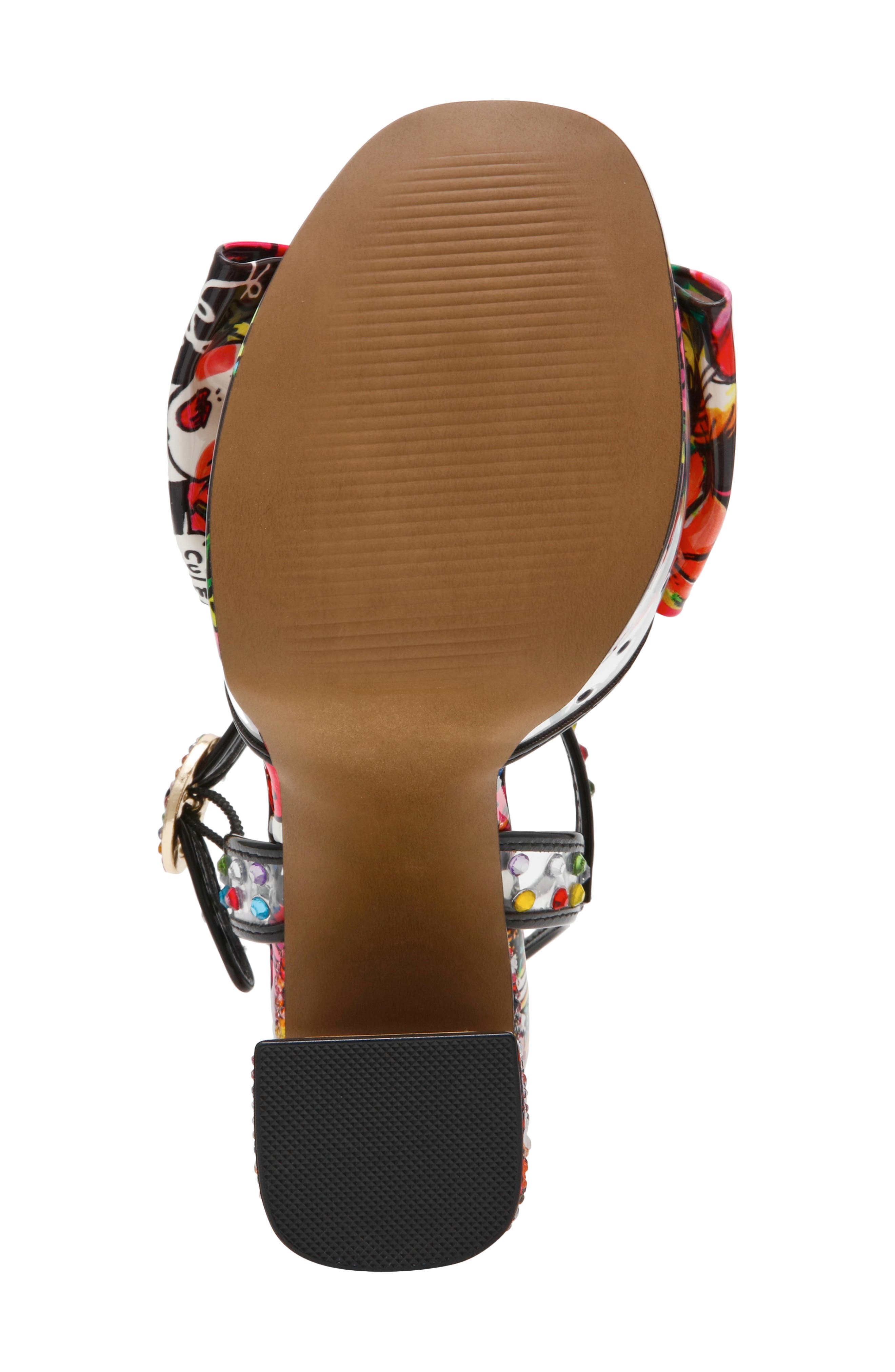 Betsey Johnson Shelley Platform Sandal, Alternate, color, Bright Multi