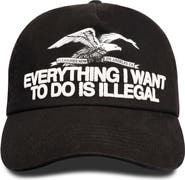 PLEASURES Illegal Snapback Baseball Cap