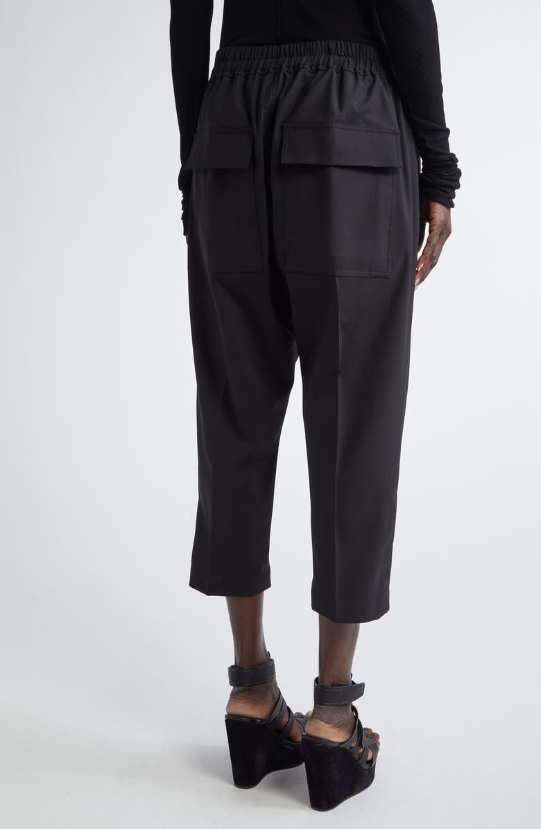 Rick Owens Hollywood Astaires Crop Drawstring Pants, Alternate, color, 