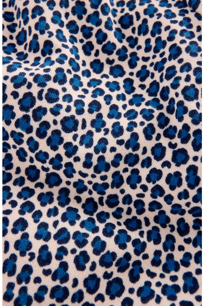 Kids' Leopard Printed Joggers, Alternate, color, CALICO WHITE/ BLUE LEOPARD