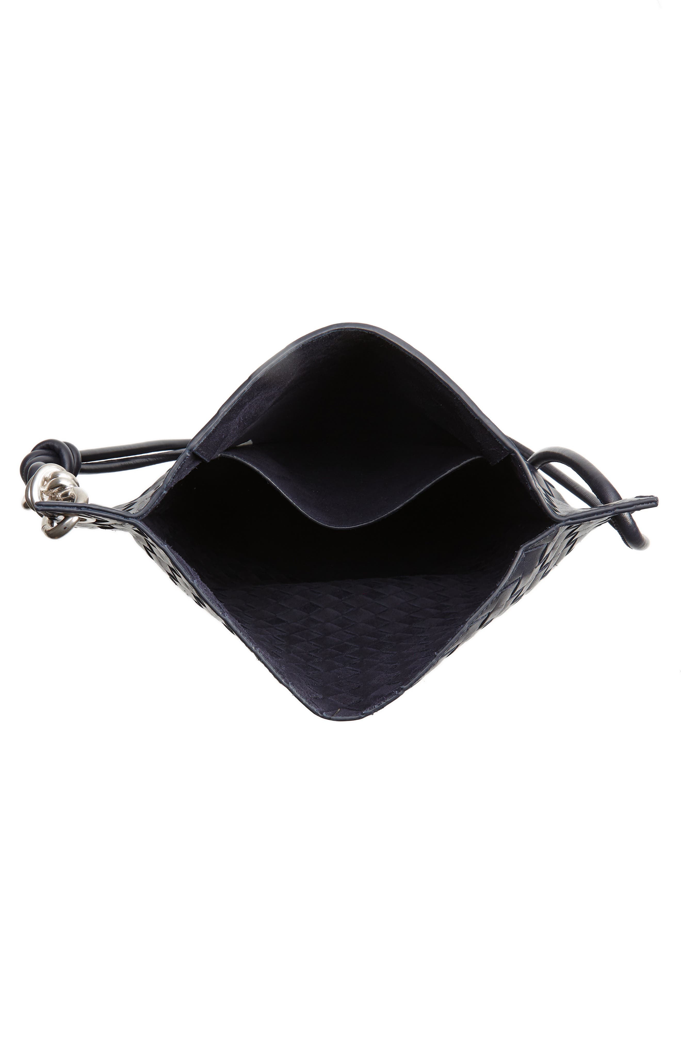 Bottega Veneta Medium Knot Hook Intrecciato Bucket Bag, Alternate, color, 