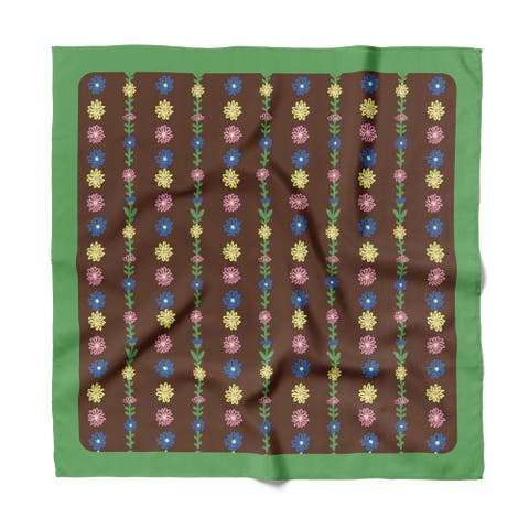 Tiny Flowers Cotton Silk Bandana