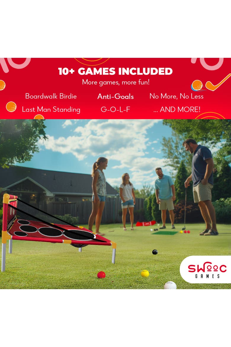 Boardwalk Birdie | Arcade Style Golf Game, Alternate, color, Red