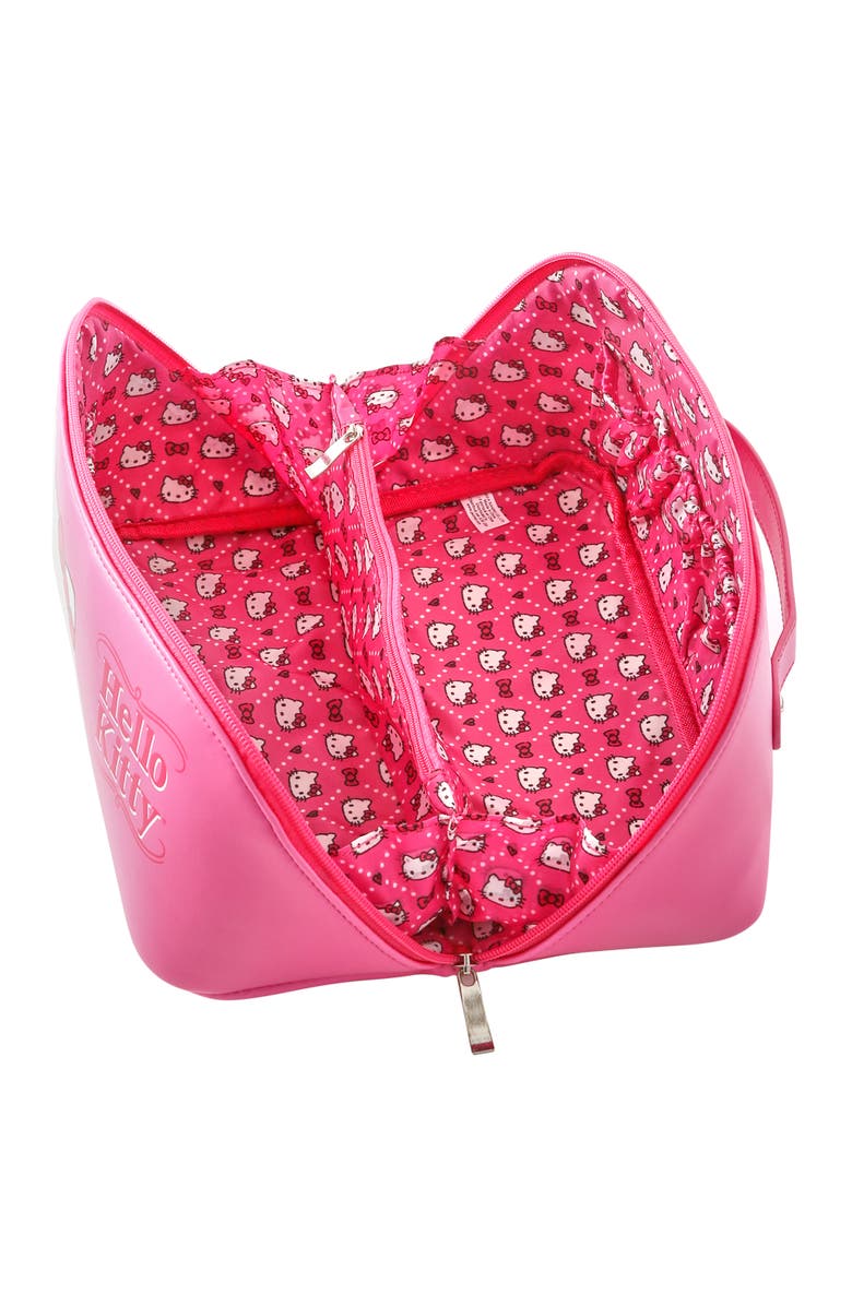 Hello Kitty Pink Makeup Bag, Alternate, color, Pink