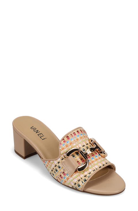 Oksana Block Heel Sandal (Women)