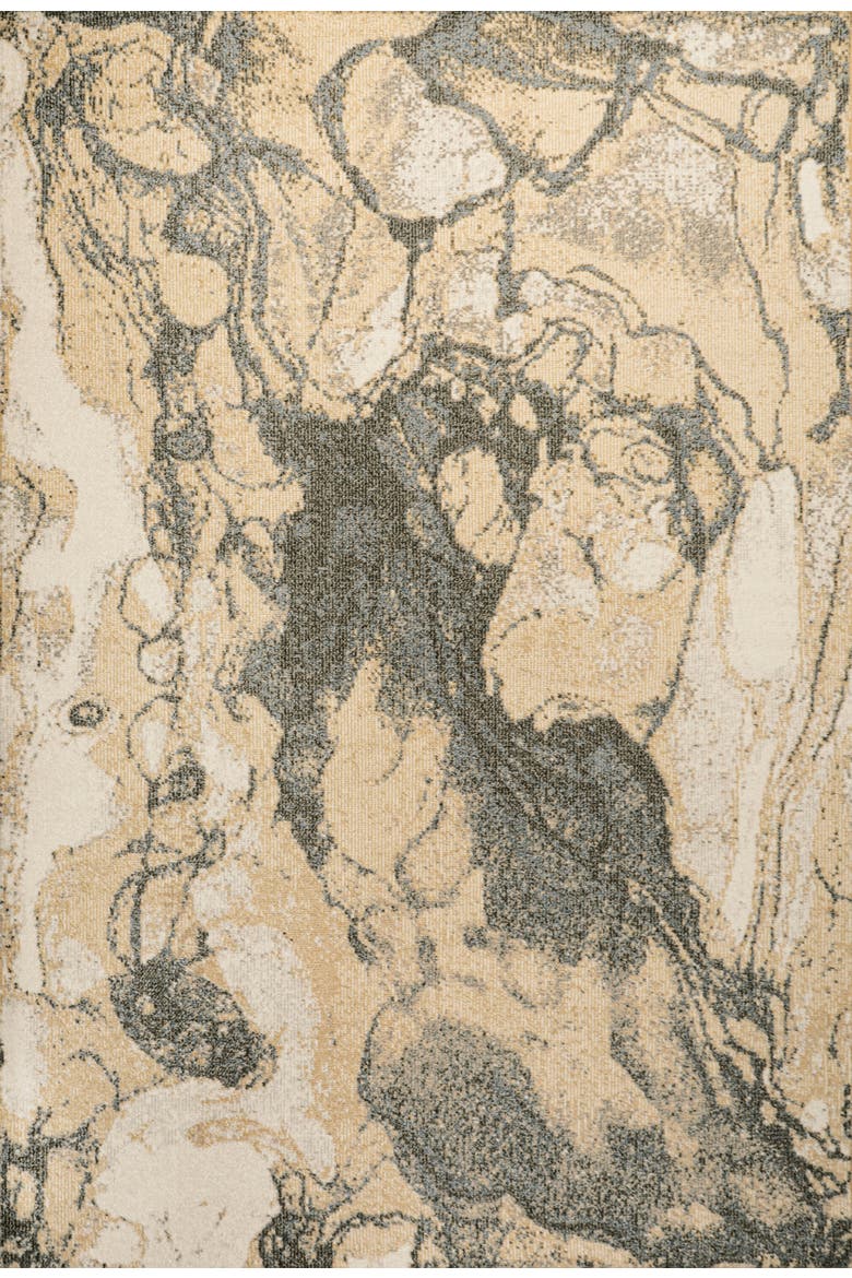 Marmo Abstract Marbled Modern Area Rug, Main, color, Gold/Gray