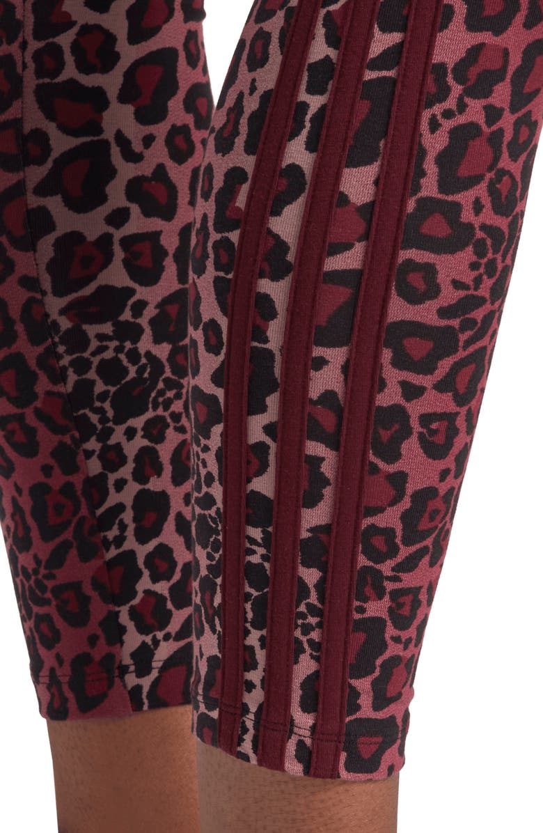adidas Originals Leopard 7/8 Leggings, Alternate, color, 