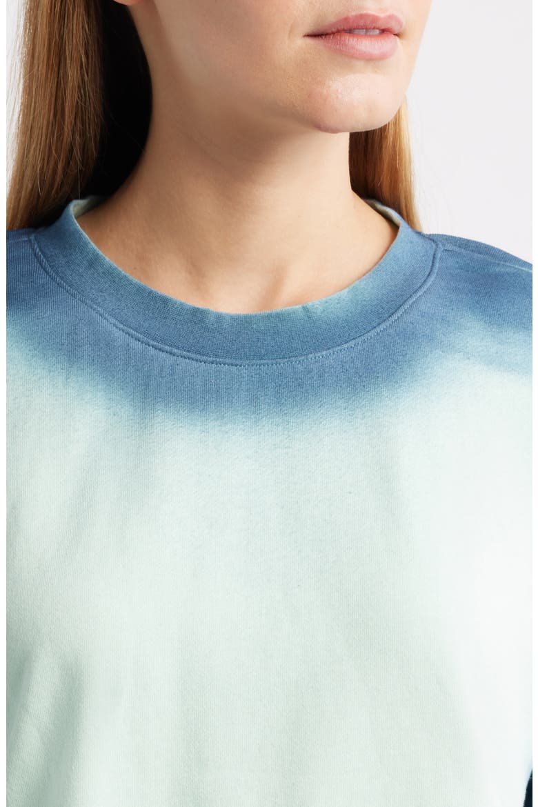 Spot Dye Terry Sweatshirt, Alternate, color, MINT