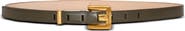 Balmain Anthem smooth leather belt