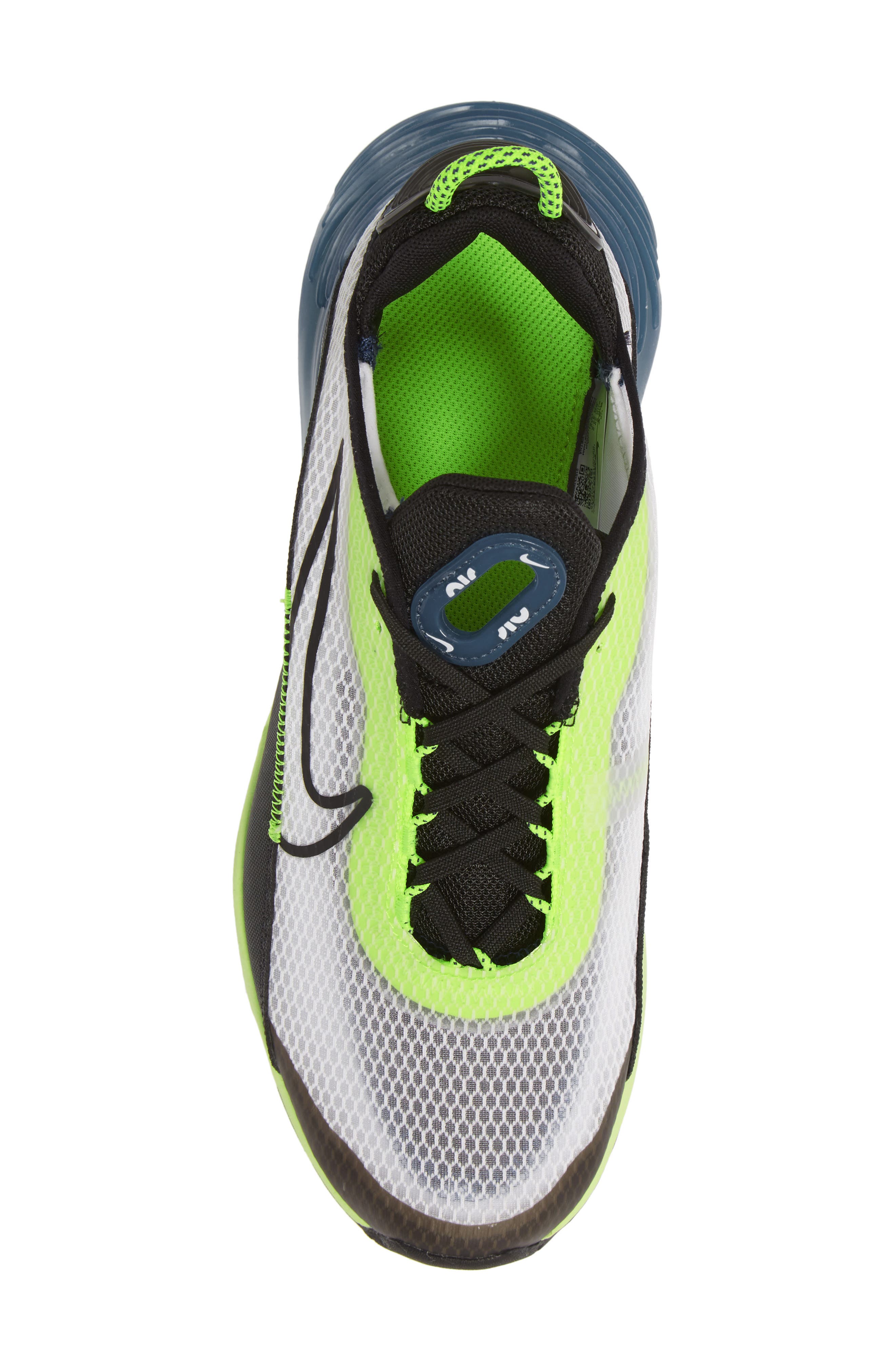 Kids' Air Max 2090 Sneaker, Alternate, color, WHITE/ BLACK-VOLT-BLUE FORCE