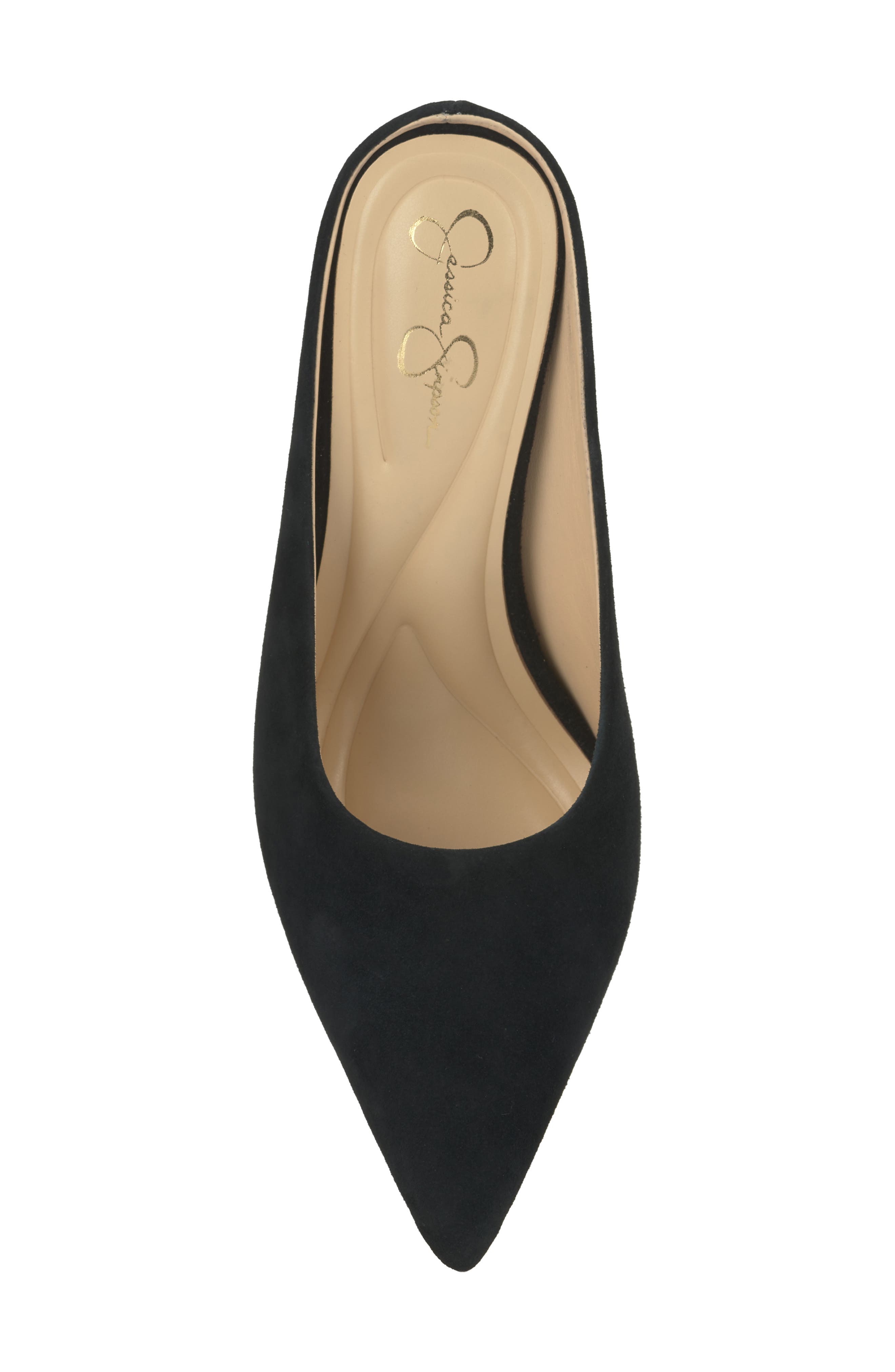 Jessica Simpson Wilix Pointed Toe Mule, Alternate, color, Black