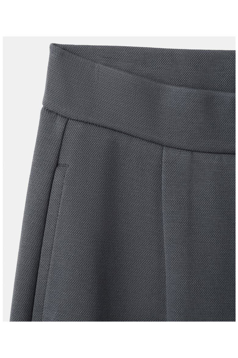 Pleated Straight Leg Cotton Blend Pants, Alternate, color, BLUE