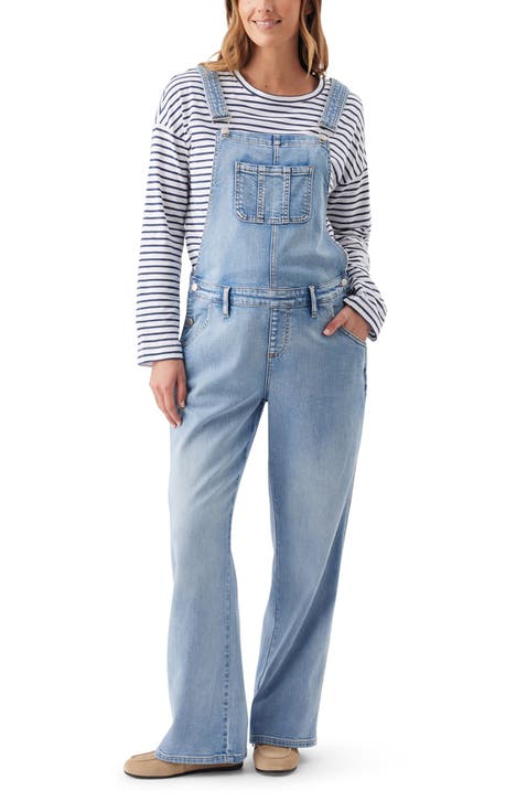 Parker Wide Leg Maternity Denim Overall