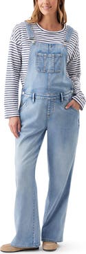 Ripe Maternity Parker Wide Leg Maternity Denim Overall
