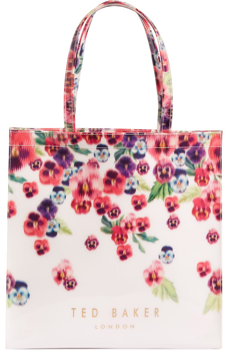 Ted Baker London Large Scatter Pansy Icon Tote, Main, color,