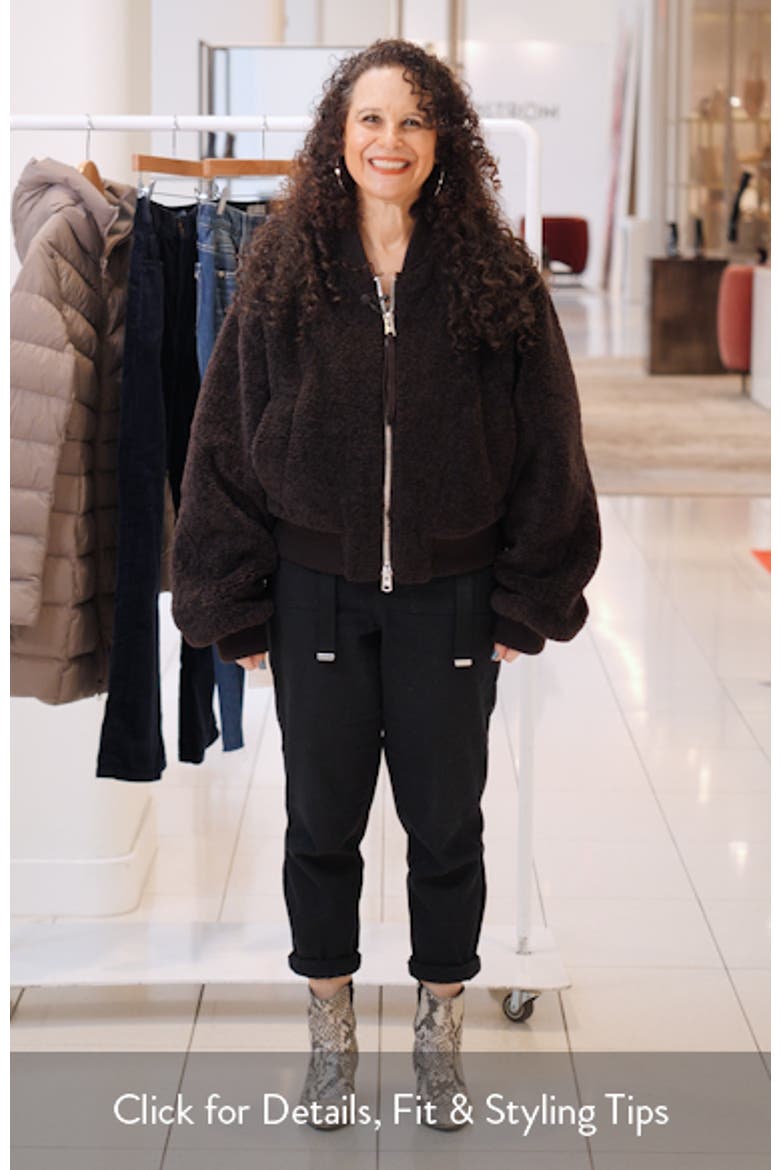Iona Skye Faux Shearling Bomber Jacket video