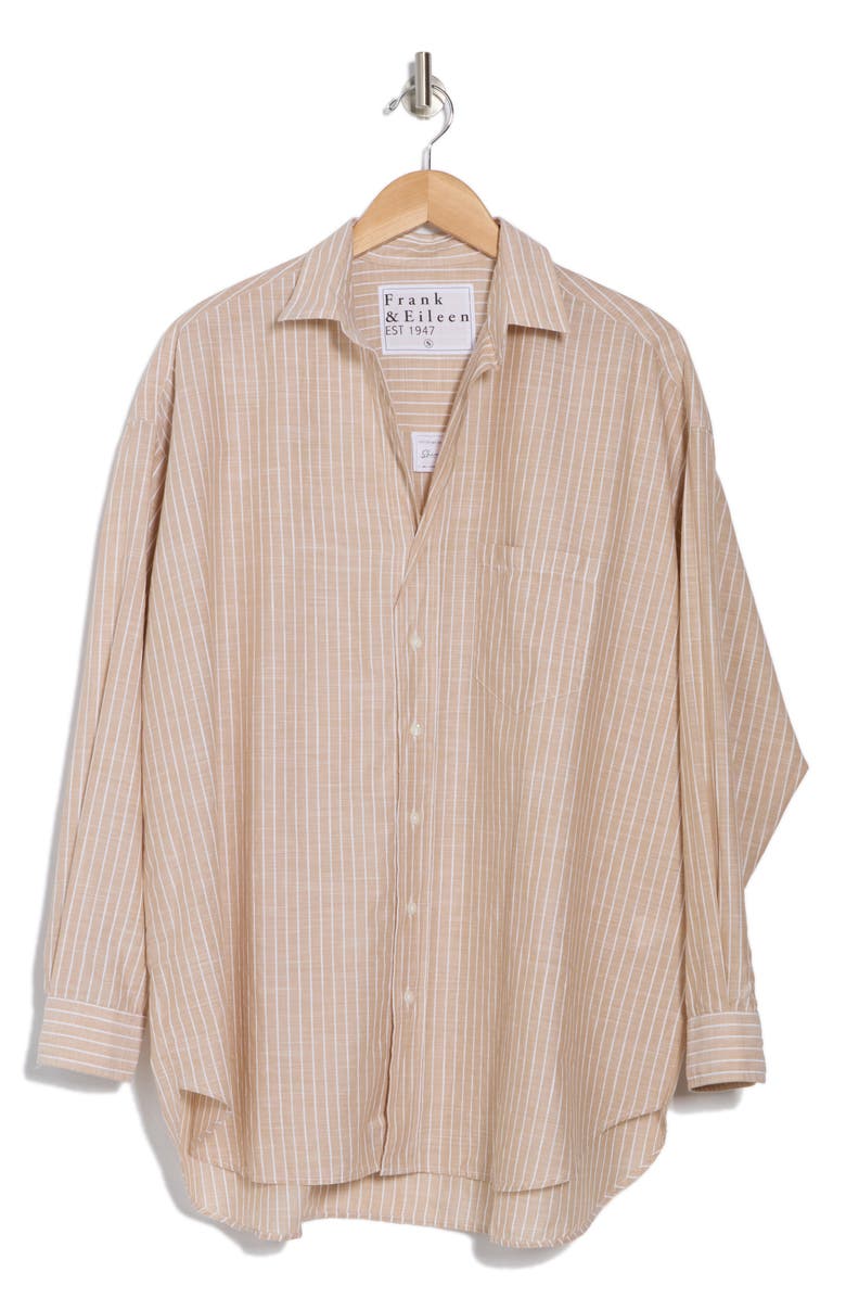 Frank & Eileen Shirley Oversize Stripe Button-Up Shirt, Alternate, color,