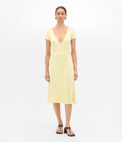 Fluid Wrap Dress