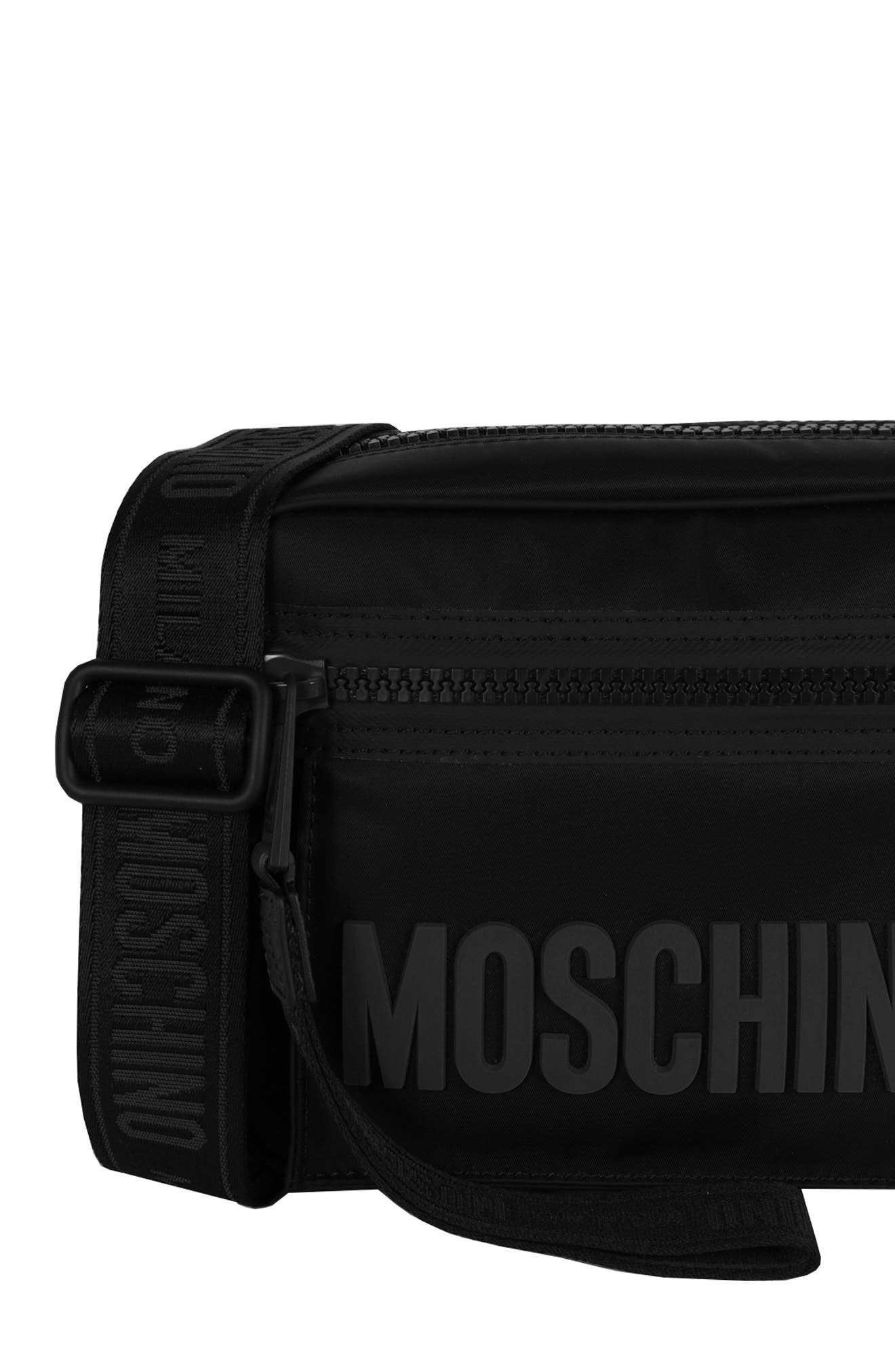 Moschino 3D Logo Crossbody Bag, Alternate, color, 