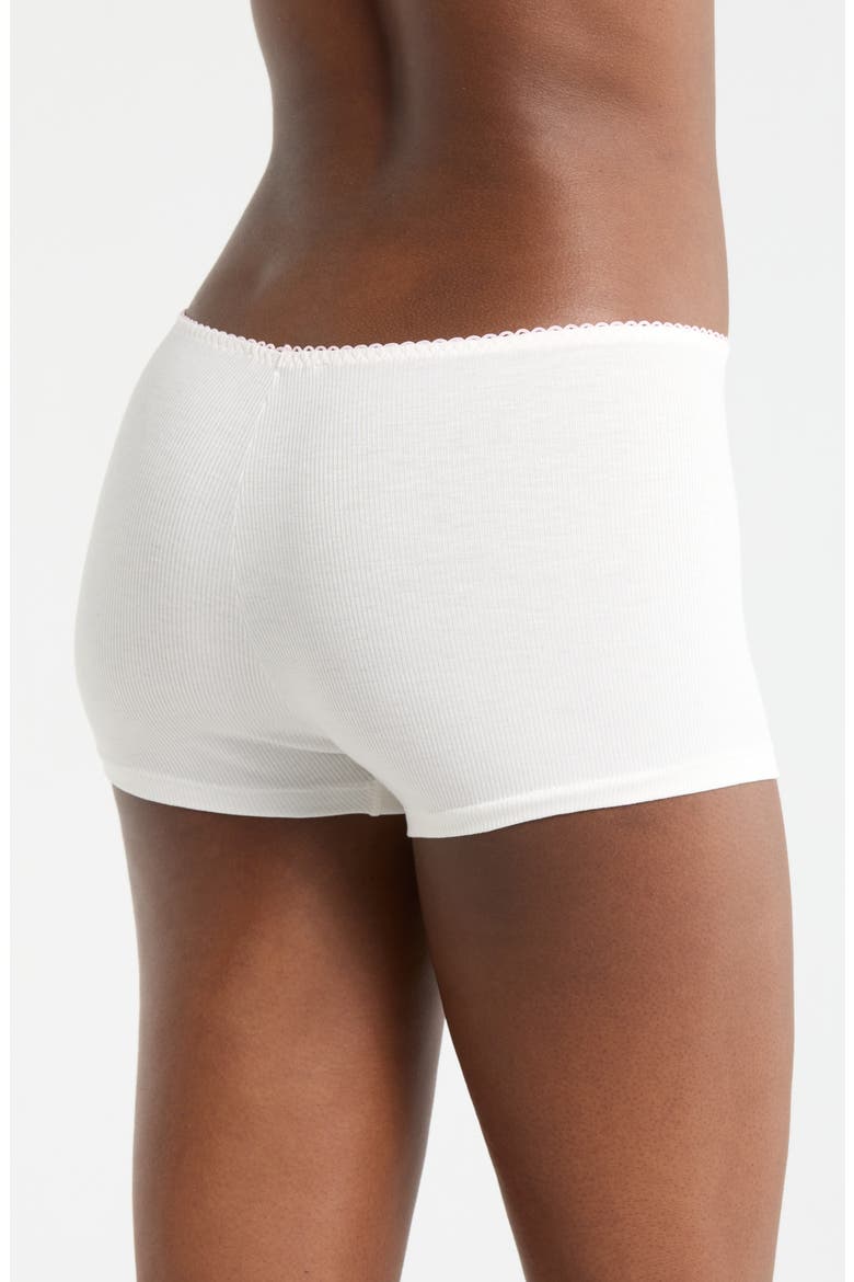 Rib Lounge Shorts, Alternate, color, WHITE