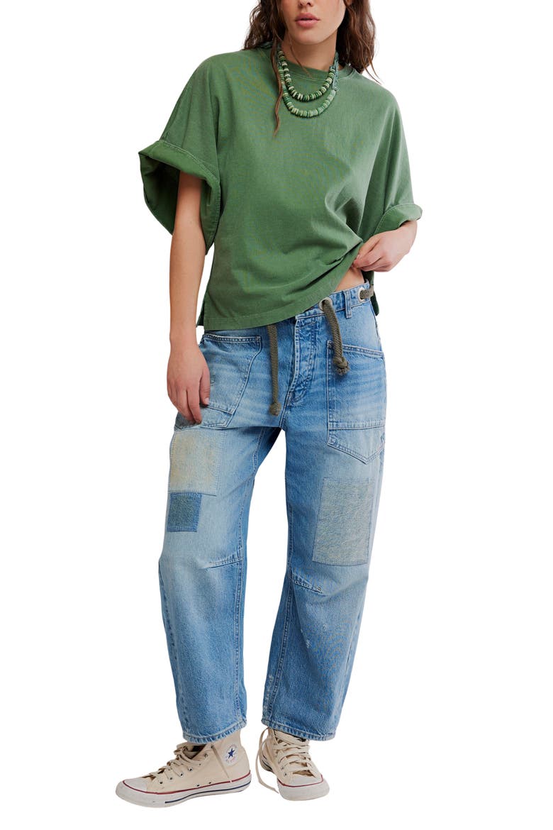 We The Free Atlas Dolman Cotton Top, Alternate, color, FOREST FAIRY