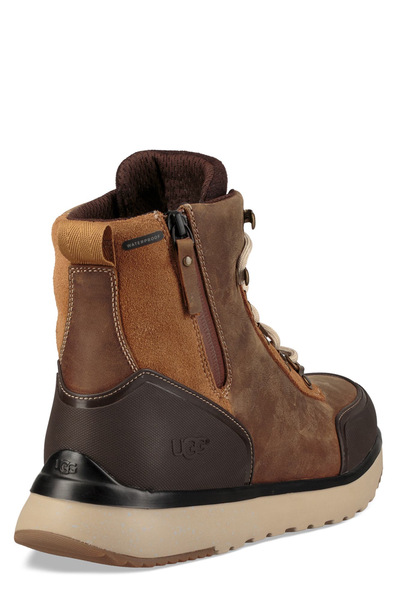 Caulder Waterproof Boot, Alternate, color, CHESTNUT