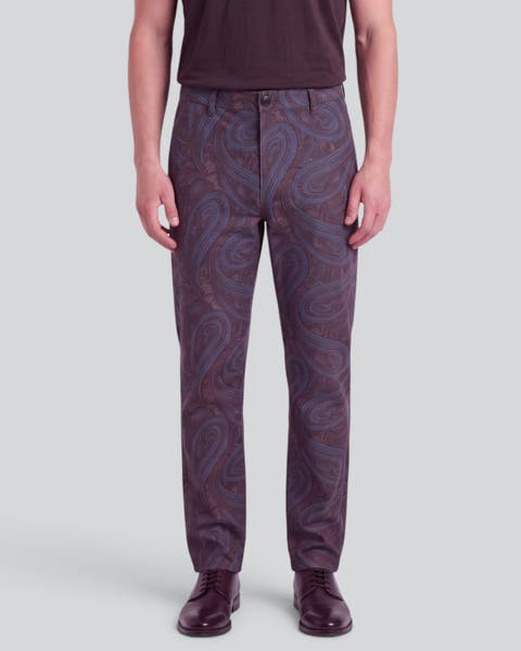 Badalona Paisley Mens Stretch Tailored Pant