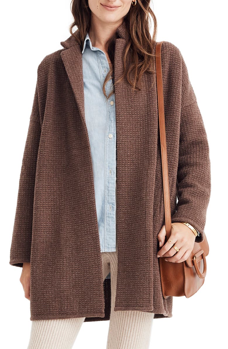 Madewell Chilton Sweater Coat, Main, color, 