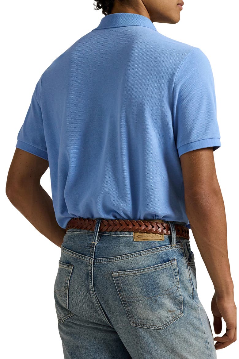 The Iconic Cotton Mesh Polo, Alternate, color, BRISTOL BLUE/ C1359