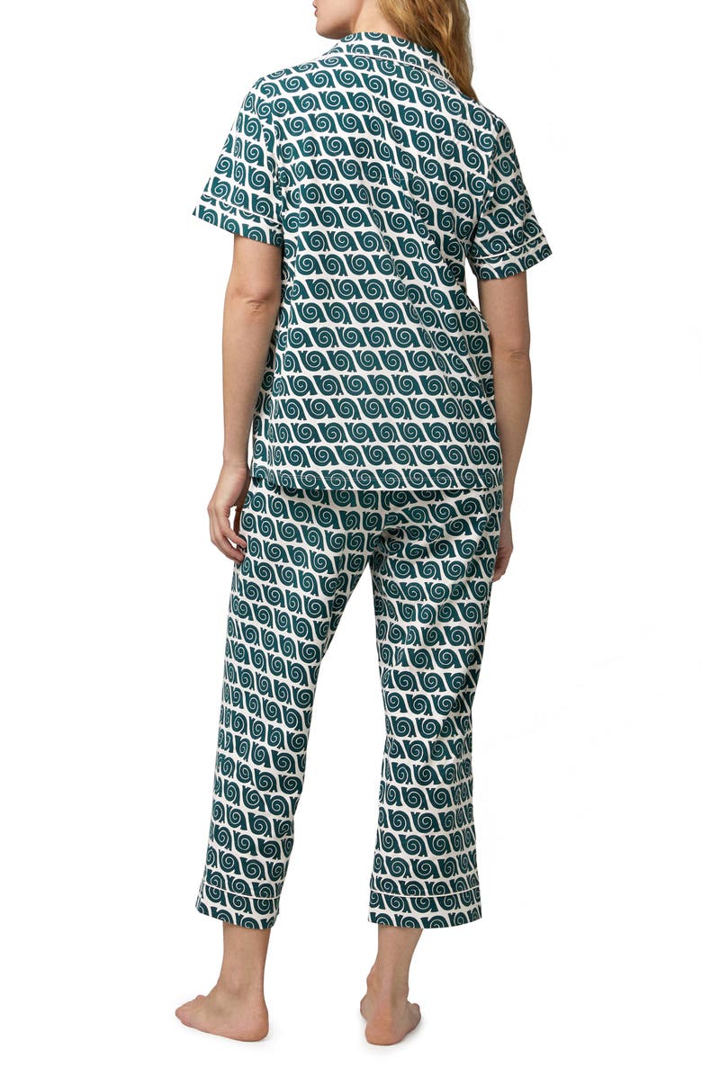 BedHead Pajamas Print Crop Organic Cotton Pajamas, Alternate, color,