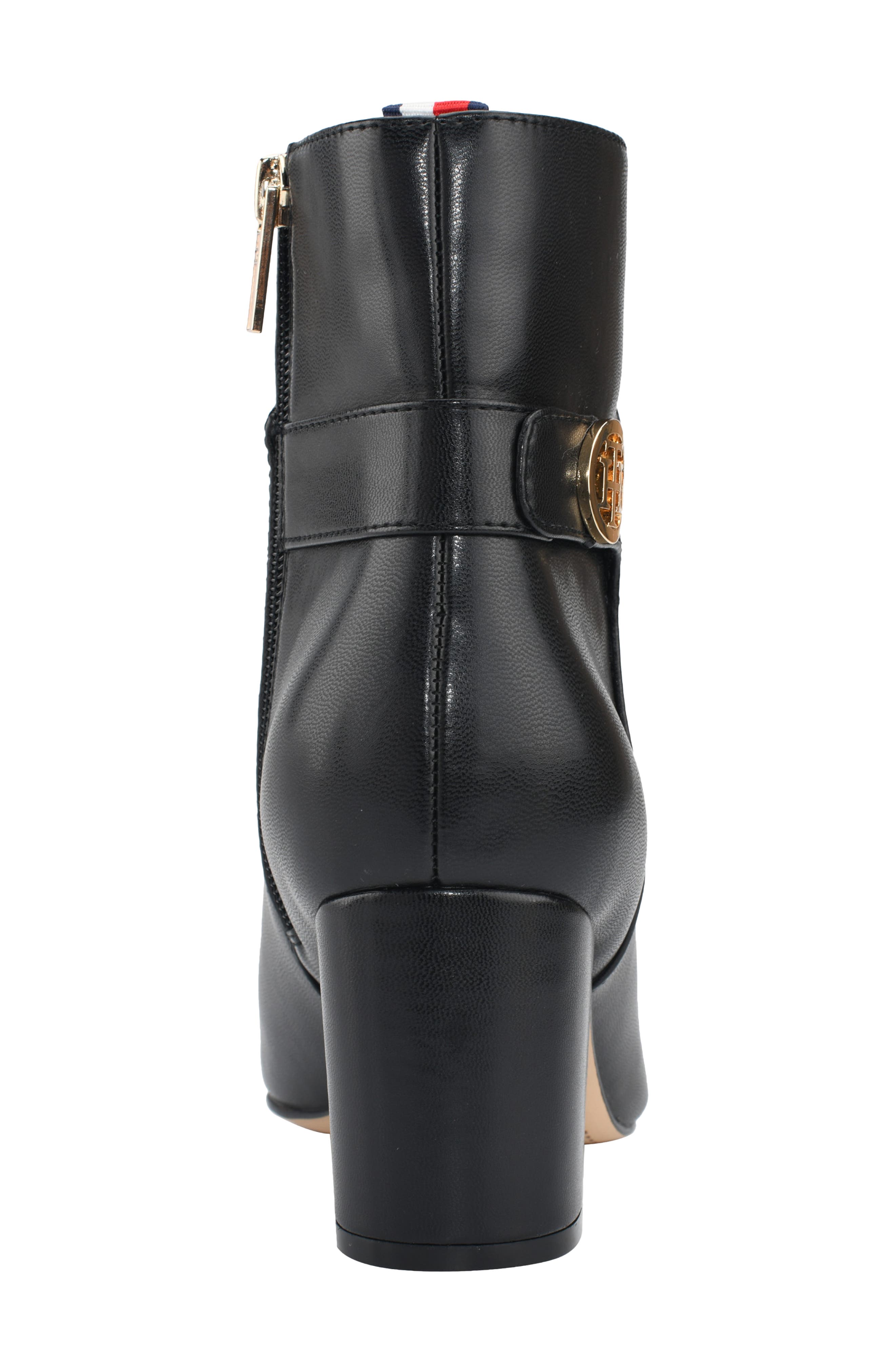 Tommy Hilfiger Monogram Block Heel Bootie, Alternate, color, 