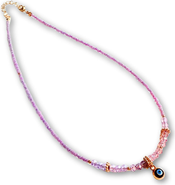 Humanist Beauty Evil Eye Charm Necklace