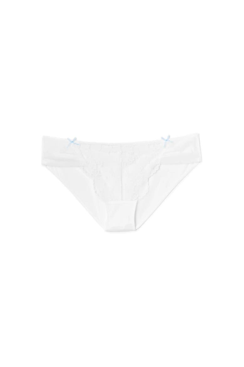 Clera Bikini Panties, Alternate, color, White