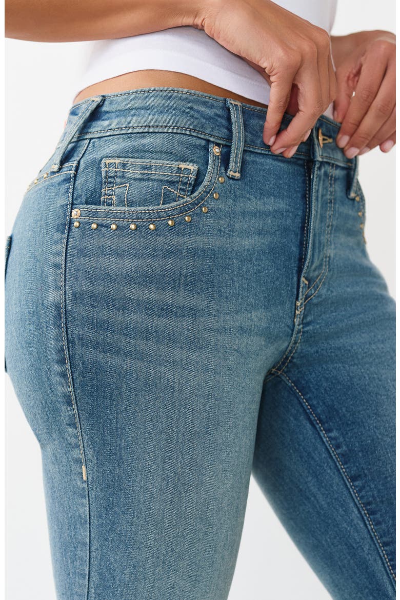 Becca Studs Bootcut Jeans, Alternate, color, MEDIUM HORIZON WASH