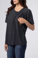 BUN Maternity Nursing Apparel Relax Nursing T Shirt Cotton Blend