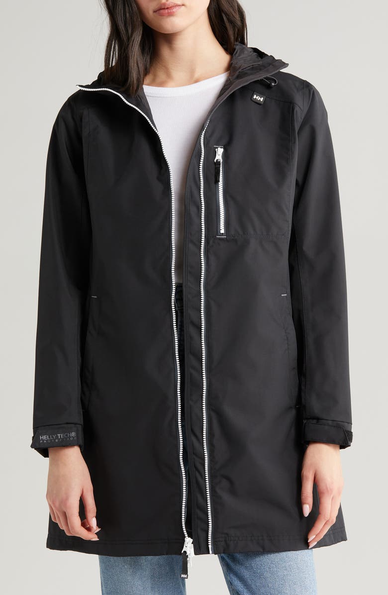 Helly Hansen Belfast Waterproof Hooded Jacket, Main, color, 