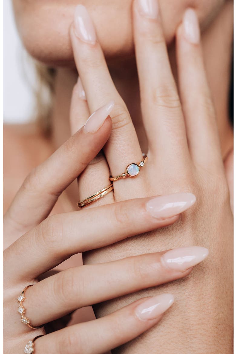 Dew Drop Bonheur Ring, Alternate, color, GOLD