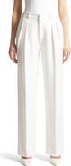 Manière De Voir Julie Pinstripe Twin Pleat Tailored Trousers