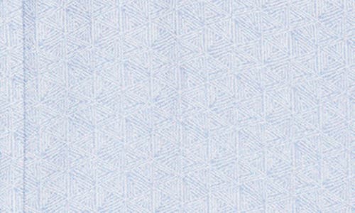 Original Penguin Batik Slim Fit Geometric Stretch Cotton Button-up Shirt In Light Blue