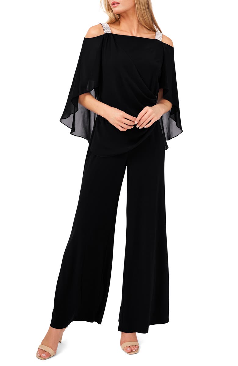 Chaus Blouson Cape Jumpsuit, Main, color, 