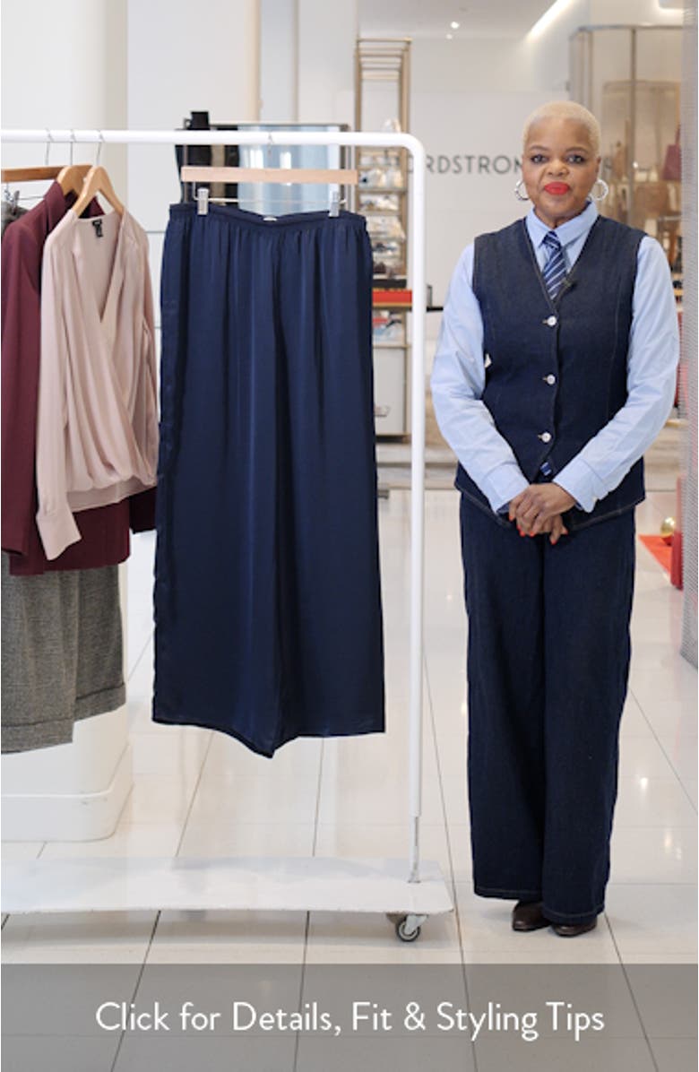 Day Gloss Wide Leg Pull-On Pants, sales video thumbnail