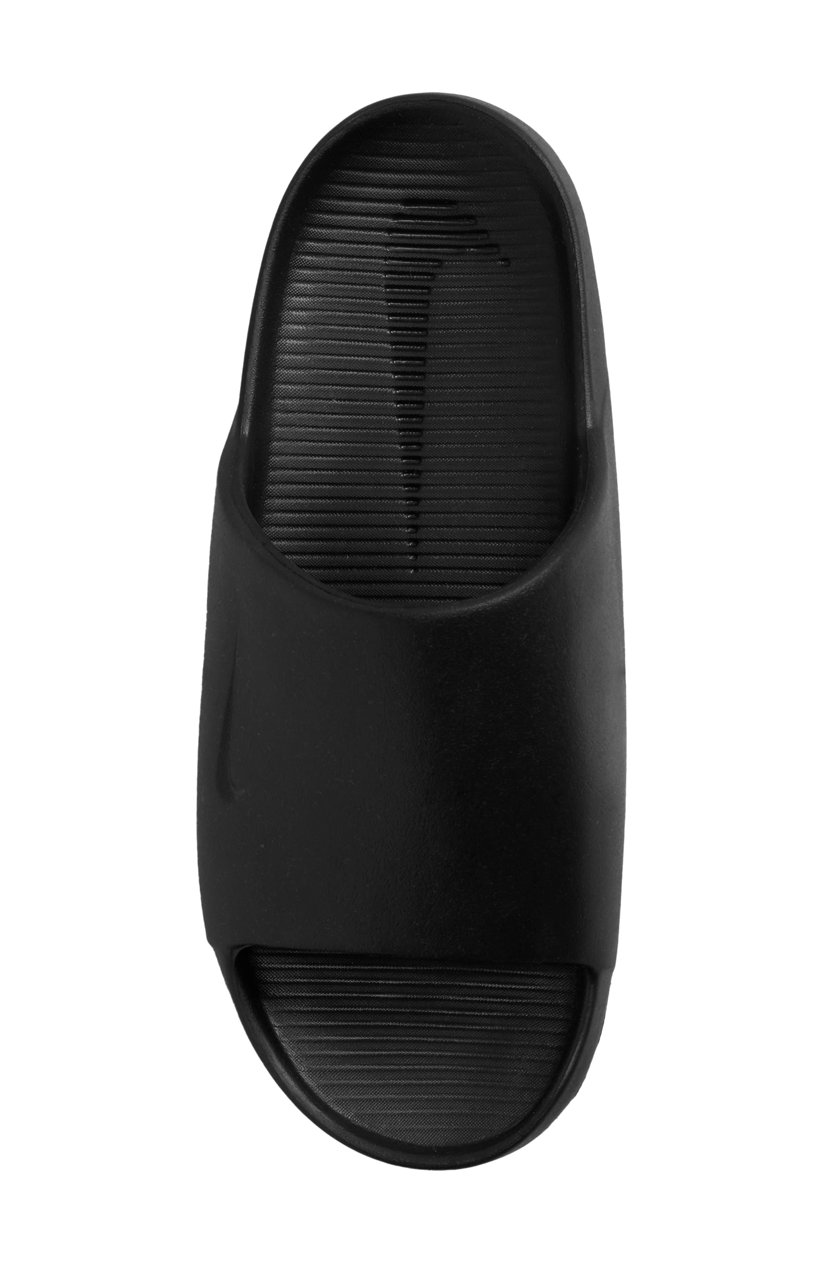 Nike Calm Slide Sandal, Alternate, color, Black/ Black