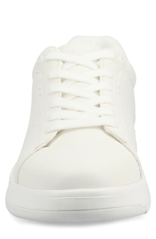 Vance Co. Vance Co Colt Low Top Sneaker In White