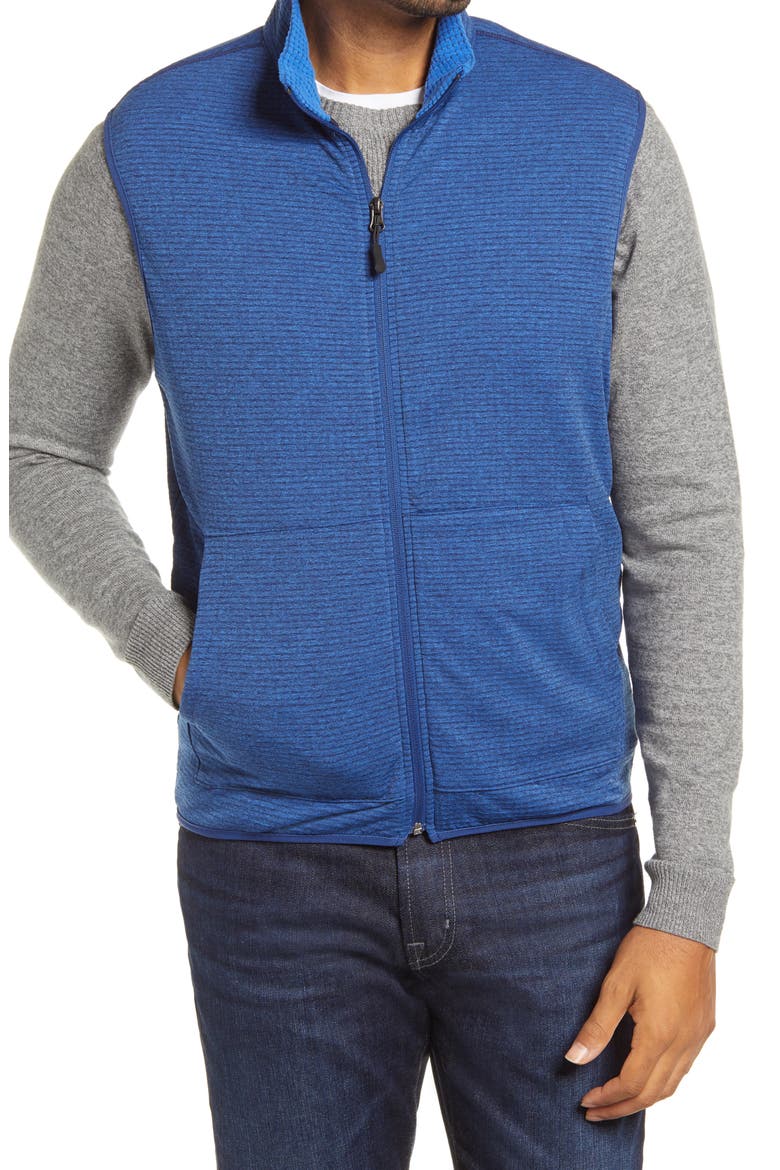 Campbells Waffle Stitch Vest, Alternate, color, COBALT